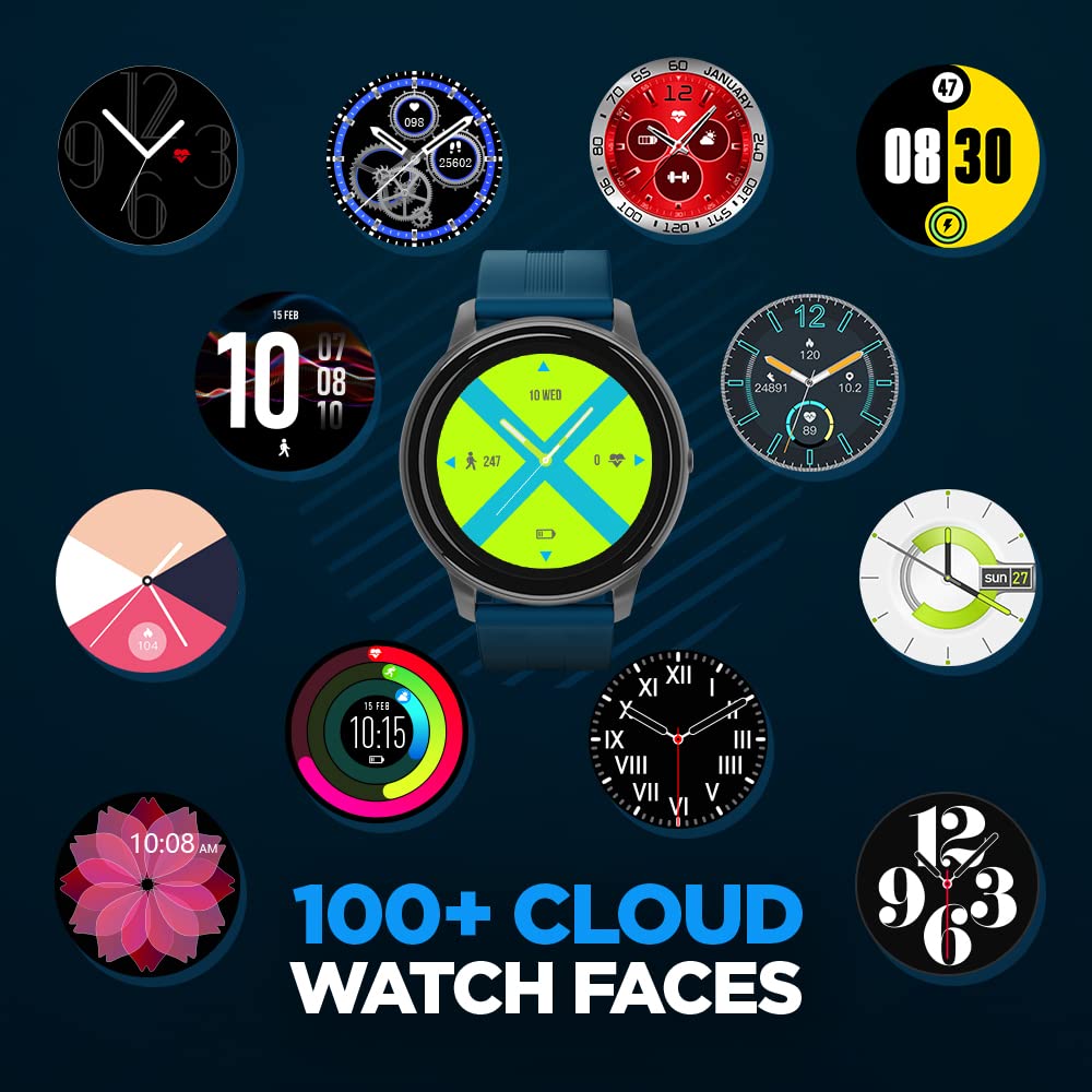 SYSKA SW200 Smart Watch 100+ Cloud & Customizable Watch Faces